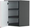 Eckhängeschrank Fame-Line Bordeaux Hochglanz 57 cm Vicco Bild 4