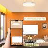 ZMH Deckenlampe LED Deckenleuchte Schlafzimmer - Küchenlampe Flach Ø28cm Schlafzimmerlampe Warmweiß Flurlampe Rund Badezimmerlampe IP44 Deckenbeleuchtung Badezimmer 17W Badlampe für Küche Bad Flur Bild 5