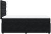 vidaXL Boxspringbett mit Matratze Schwarz 80x200 cm Samt 3292204 Bild 5
