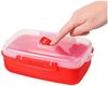 sistema Mikrowellenbehälter mit Ventil 1,25 l rot Bild 3