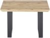 Couchtisch >ASOLA< in Eiche furniert / schwarz - 70x45x70cm (BxHxT) Bild 4