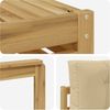 vidaXL Outdoor-Sofagarnitur 8 pcs Weiß und Beige 79 x 79 x 37 cm 3390153 Bild 5