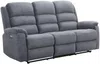 Vente-unique - NEVERS Sofa and armchair set Stoff Grau - B 95 cm x H 103 cm x L 187 cm86 cm Bild 3