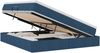 vidaXL Aufbewahrungsbett mit Matratze Blau 160 x 200 cm Polyester 3370241 Bild 2