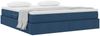 vidaXL Aufbewahrungsbett mit Matratze Blau 160 x 200 cm Polyester 3370241 Bild 3