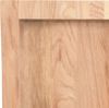 vidaXL Tischplatte Hellbraun 120x50x(2-6)cm Massivholz Eiche Behandelt 3156374 Bild 5
