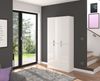 Garderobenschrank SystemX in weiß Hochglanz 91 x 193 cm Bild 5