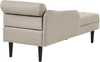 Rechtsseitige Chaiselongue YVOIRE Stoff Beige Bild 5
