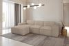 Kaiser Möbel Ecksofa Eckcouch SIENA L-Form, Stoff Poso/Salvador/Maloy/Artico/Velo, Einzelsofa, Bequem, originelles Design, praktisch, viele Farben Bild 5
