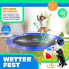 KESSER® - Trampolin Randabdeckung Ø 244 , 305 , 366 , 426 cm , 30cm breit 100% UV-beständig reißfest Federabdeckung , Grün , Blau Blau, 305 cm Bild 4