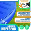 KESSER® - Trampolin Randabdeckung Ø 244 , 305 , 366 , 426 cm , 30cm breit 100% UV-beständig reißfest Federabdeckung , Grün , Blau Blau, 305 cm Bild 3