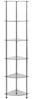 vidaXL Regal mit 6 Ablagen Transparent 30x30x160 cm Hartglas 249517 Bild 2