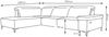 Sofa L Form James Grau 301 x 218 cm Linke Ecke Vitalispa Bild 3