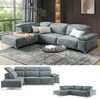 Sofa L Form James Grau 301 x 218 cm Linke Ecke Vitalispa Bild 2