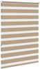 vidaXL Doppelrollo Sandbraun 115x150 cm Stoffbreite 110,9 cm Polyester 4014550 Bild 4