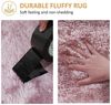 Pauwer Fellteppich Weicher Fluffy Teppich Kunstpelz Bodenteppich Rutschfester Indoor Bild 2