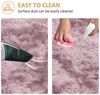 Pauwer Fellteppich Weicher Fluffy Teppich Kunstpelz Bodenteppich Rutschfester Indoor Bild 4