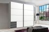 Schwebetürenschrank >Seattle< in WEISS + GRAPHIT - 225x208x65cm (BxHxT) Bild 2