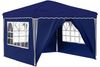 vidaXL Pop-up Partyzelt 288 x 288 x 245 cm Blau Oxford-Stoff 42019769 Bild 2