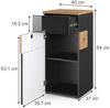 Midischrank Eden Anthrazit 40 x 84 cm Vicco Bild 2