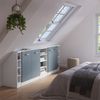 Küchenschrank für Dachschrägen R-Line Blau-Grau 210 cm 5er Set Vicco Bild 5