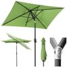 Sekey Sonnenschirm mit Kurbel und UV50+, knickbar, Aluminium apfelgrün, 210 x 140 cm Bild 4