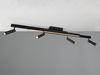 Ausziehbarer LED Deckenstrahler ZENO mit 4 Spots Schwarz max. Breite 133cm Bild 3