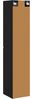 vidaXL Wandmontierter Badezimmerschrank Schwarz 33 x 34,5 x 160 cm 890513 Bild 5