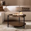 Bronx71 Couchtisch Rio rund Ø 58 cm Eiche dunkel Bild 3