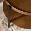 Bronx71 Couchtisch Rio rund Ø 58 cm Eiche dunkel Bild 5