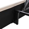 Stauraumbett Polsterbett 180x200 cm Doppelbett mit Hydrauliksystem, Lattenrost aus Holz und Metallrahmen, Leinen, Beige Bild 5