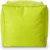 Green Bean® Sitzsack-Hocker 40x40x40cm mit EPS-Perlen Füllung - Sitz-Pouf für Sitzsäcke - Sitzhocker für Kinder und Erwachsene - Hellgrün Bild 2