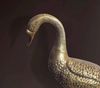 Dekofigur Gans Aluminium Gold 46cm Modern Tischdekoration Wohnaccessoire Bild 5