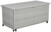 greemotion Polyrattan Ausziehbare Kissenbox, ca. 142 x 68 x 72/133 cm, Grau/braun Bild 3