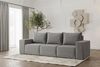 Sofa Designersofa ESTELLE 3-Sitzer in Stoff Poso Grau Bild 5