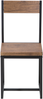 Gartenstuhl 6er Set Dunkler Holzfarbton MDF-Platte mit Sitzkissen Terrasse Bild 5