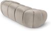 Micadoni Sofa Diana 2-Sitzer Samt Beige Bild 3