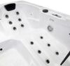 HOME DELUXE Outdoor Whirlpool WHITE MARBLE Nussbraun - 210 x 160 cm für 3 Personen Bild 3