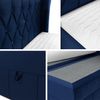 Boxspringbett Massimo, Grau, 180x200 cm Bild 5