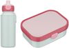 Mepal 'Campus' Lunch-Set mit Pop-up Trinkflasche & Lunch Box, Kunststoff Cool Mint / Cool Pink, 400 ml / 750 ml Bild 1