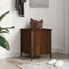 vidaXL Sitzbank mit Stauraum Braun Eichen-Optik 40x42,5x50 cm Holzwerkstoff 839012 Bild 3