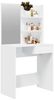 vidaXL Schminktisch mit Spiegel Weiß 74,5x40x141 cm 802804 Bild 4