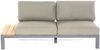 Sonnenpartner Eckmodul Equila 2-Sitzer links anthrazit / Teak, inkl. Kissen Bild 2