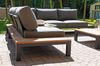 Sonnenpartner Eckmodul Equila 2-Sitzer links anthrazit / Teak, inkl. Kissen Bild 3
