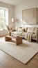 Gabbeh Teppich - Softy - Uni 300 x 200 cm - naturweiß Bild 2