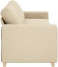 vidaXL 3-Sitzer-Sofa Creme 220 cm Stoff 4105095 Bild 3