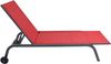 VCM Sonnenliege Sonlas 920274 Rot L. 192 x H. 32 x B. 58 cm Bild 2