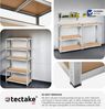 tectake Schwerlastregal, Komplett-Set, höhenverstellbare Einlegeböden Bild 3