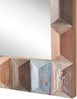 Wandspiegel Holz bunt rechteckig 63x90 cm HIZOTE Bild 5