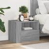 vidaXL Wand-Nachttisch Grau Sonoma 45x30x35 cm 848321 Bild 3